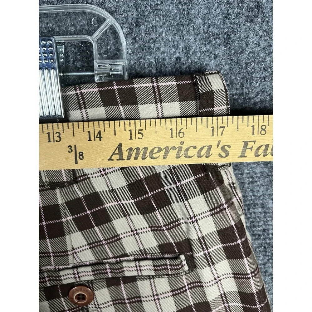 Ambiguous Shorts Mens 33 Brown‎ Plaid Casual Street Wear Skater Outdoors Bottoms
